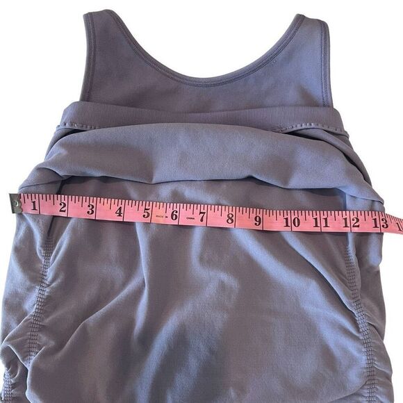 NUX Spellbound Cami Pale Purple Active Ruched Tank NWT Size L - Picture 11 of 12